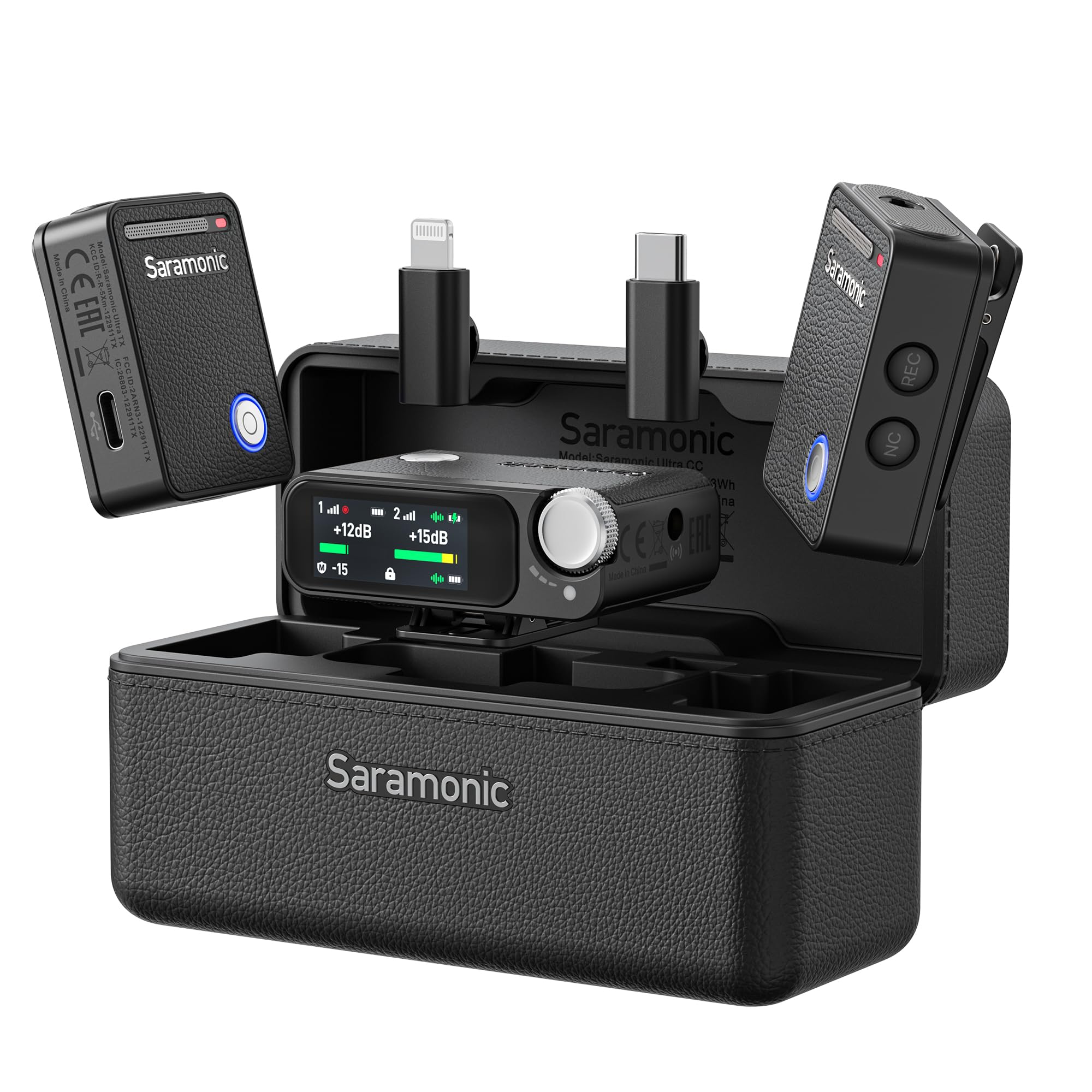 Saramonic Ultra 新品 ブラック Saramonic タイムコード内蔵2chワイヤレスマイクシステム